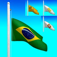 Flags of BRAZIL - Animated collection