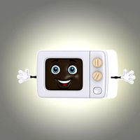 cartoon microwave