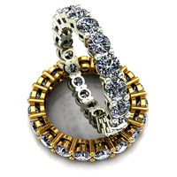 Printable Eternity diamond rings set for gestone 2.0 mm