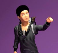 Realistic Little Girl rigged and animated