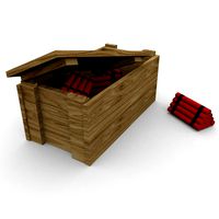 Dynamites in a Wooden Box
