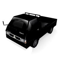 Low Poly Pickup Truck