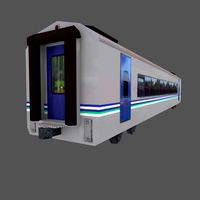 Low Poly Executive Class Train Wagon