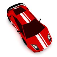 Low Poly 3d Sport Car