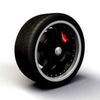 Wheel Akita Racing Ak-8 rims and tire