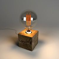 CUBE TABLE LAMP V-Ray