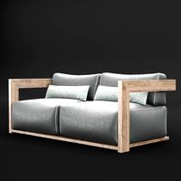 Reclaimed wood sofa 1