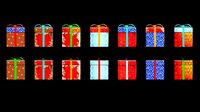 Gift box decoration noel
