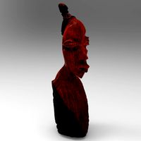 Woman African Statue