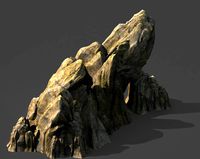 mountain 3D model 565