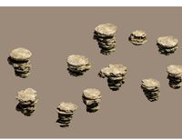 3D A group of stone model value 3D model22801