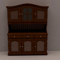 Display cabinet cupboard glass modern contemporary tableware(1)
