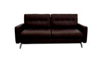 BROWN LEATHER SOFA