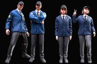 Collection 23 - Man/Woman in Agent Outfit - Rigged