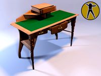 Art Nouveau table Bureau