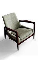 mid century upholstered armchair