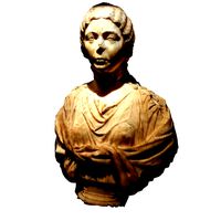 WOMAN BUST ROMAN
