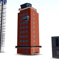 03 low poly building set-01