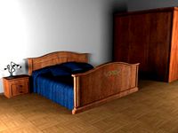 Traditional Bed Room Model