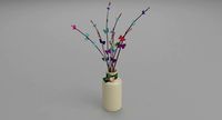 Flower Vase Butterfly