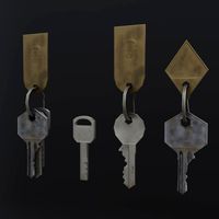 Low Poly House Keys