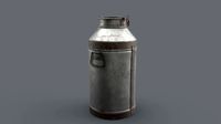 Old Milk Can Textured