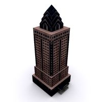 Low Poly Menara Saidah / Saidah Tower