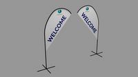 Simple Event Feather Flag