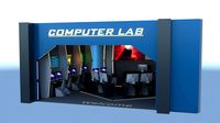 Futuristic Computer Lab SCENE