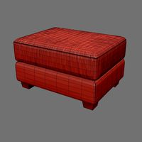 PB COMFORT LEATHER OTTOMAN