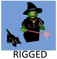 LEGO Witch Character (rigged)