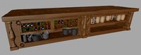 Detailed Cabinet bar