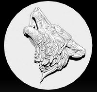 Wolf head