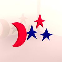 Starry moon