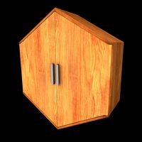 Hexagonal Wall Cabinet