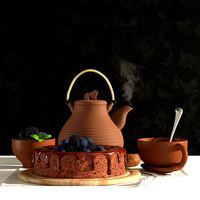 tea with cake