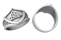 Viking ring Valknut