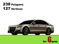 audi A8 lowpoly