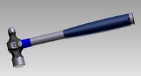 Ball Peen Hammer 3d
