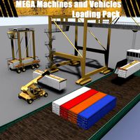 Mega Machines and Vehicles - Docks and Loading Pack