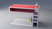 Minimalist Desk 3D Model