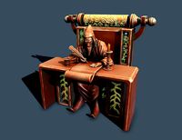wizard on throne
