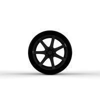 Steel Rim and Rubber Tyre