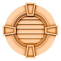 Round Louver 3 - 32 inch