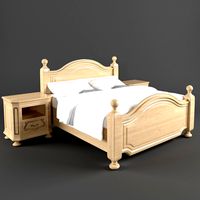 Bosphorus bed with nightstand