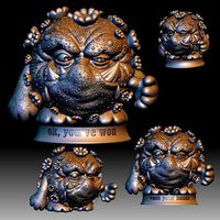 Covid Coronavirus Monster 3D printable