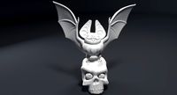 Sculpture of a funny vampire