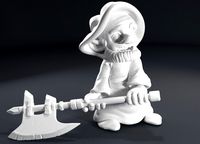 Gnome with an ax