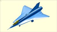 Saab Dracken Fighter Aircraft Solid Assembly Model
