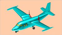 P.166 Utility Aircraft (Rev) Solid Assembly Model